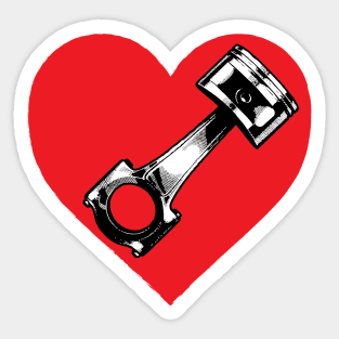 I love engines Sticker